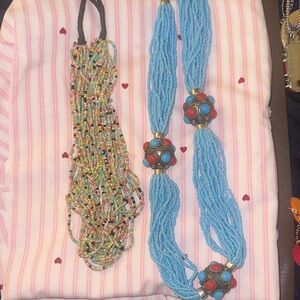 Multicolor Beaded Necklace Set - 2 for $20
